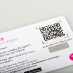 QR Plastic Scratch Card