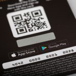 Plastic QR Scratch Card